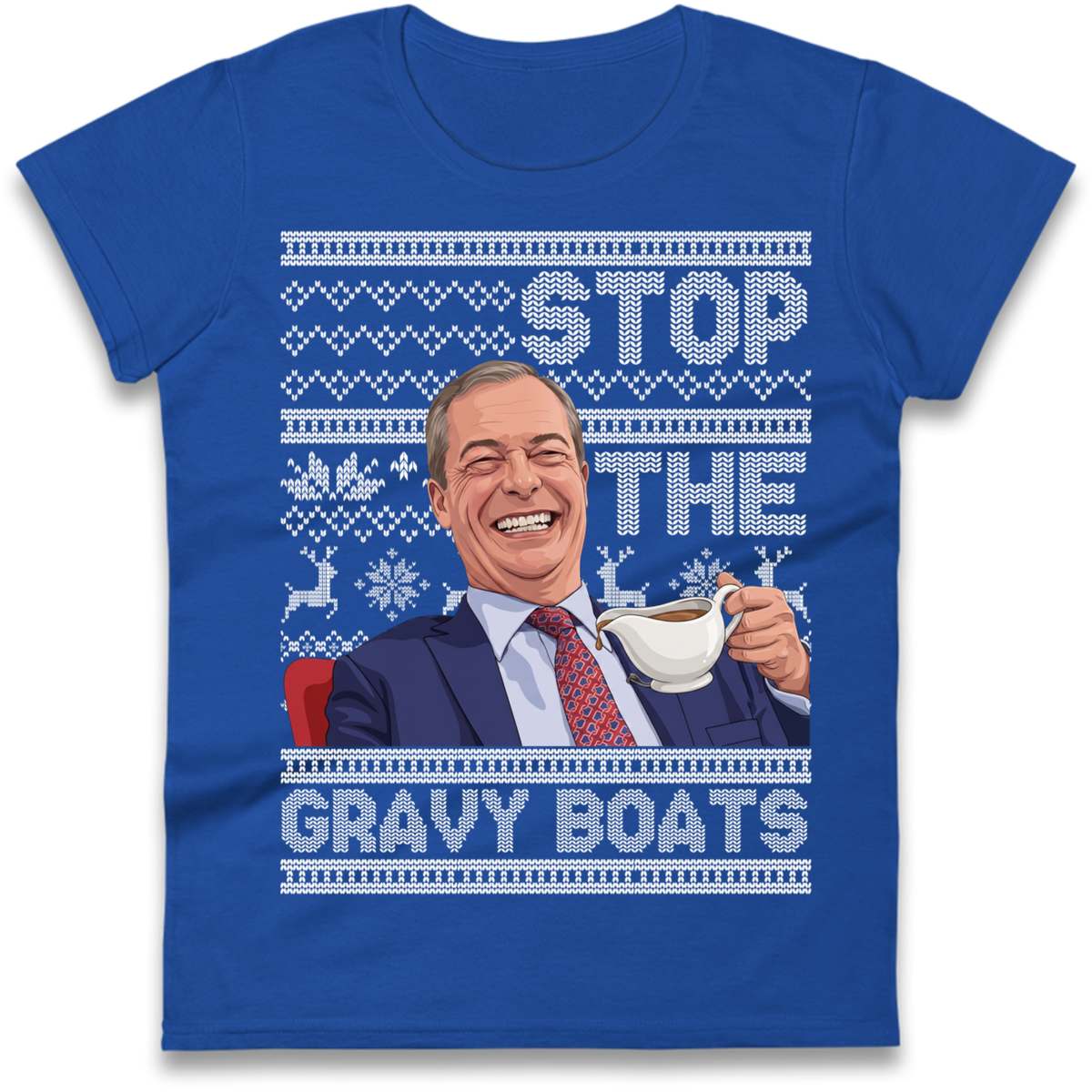 Satirical Festive Top Ladies T-Shirt