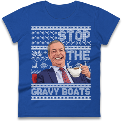 Satirical Festive Top Ladies T-Shirt