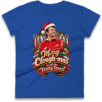 Nottm Forest Football Christmas Ladies T-Shirt