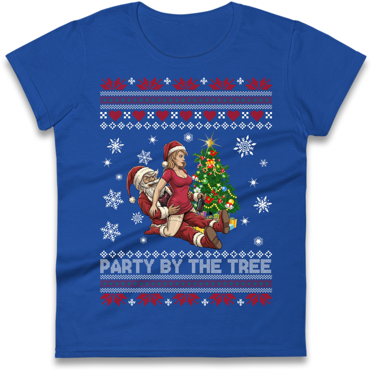 Tree Party Design Ladies T-Shirt