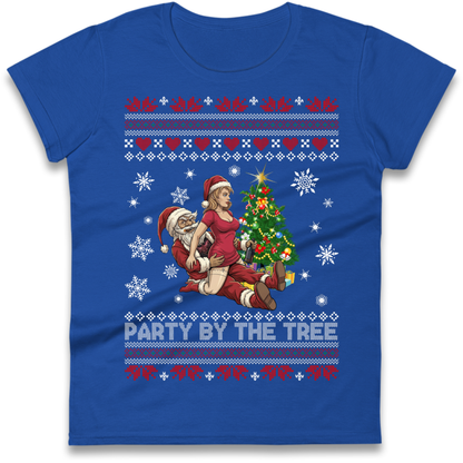 Tree Party Design Ladies T-Shirt