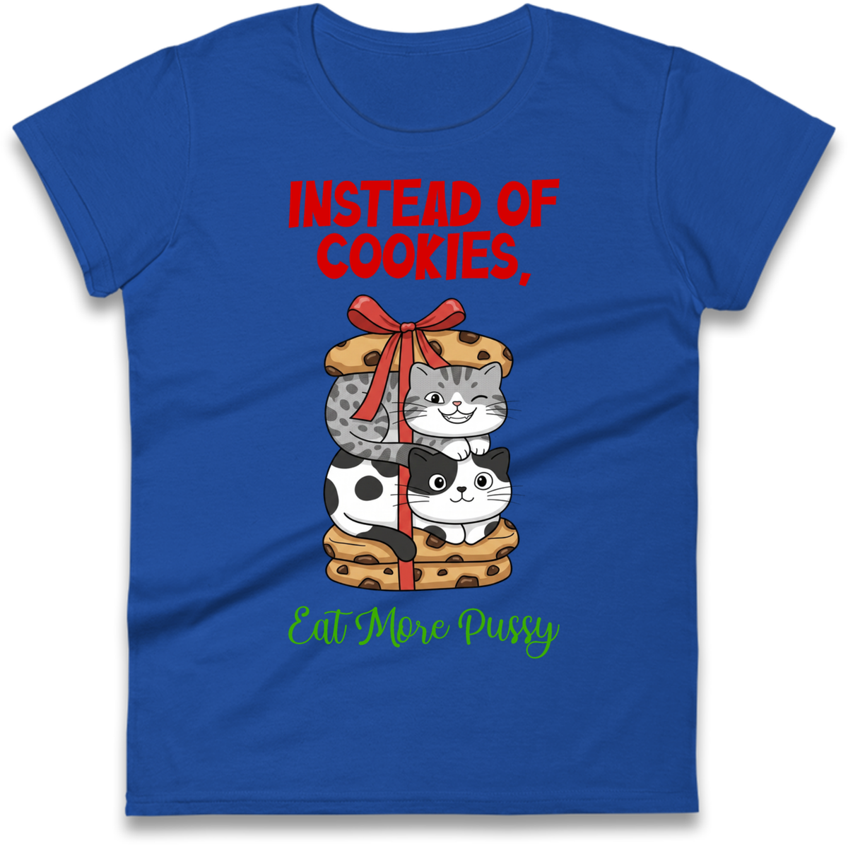 Cheeky Cat Slogan Ladies T-Shirt