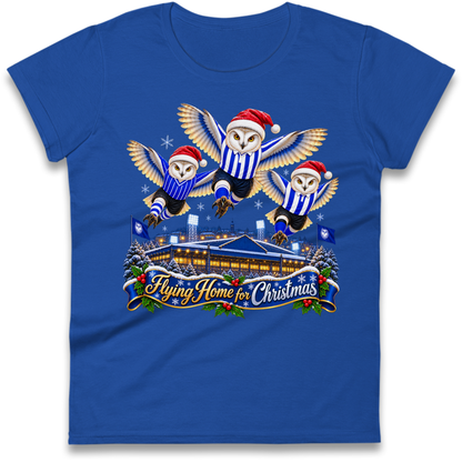 Sheff Wed Christmas Ladies T-Shirt