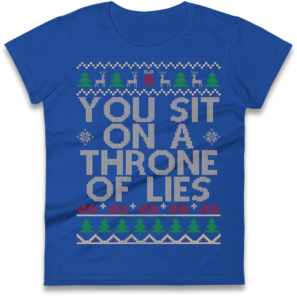 Throne Of Lies Christmas Ladies T-Shirt