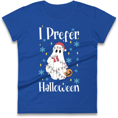 Halloween Christmas Crossover Ladies T-Shirt