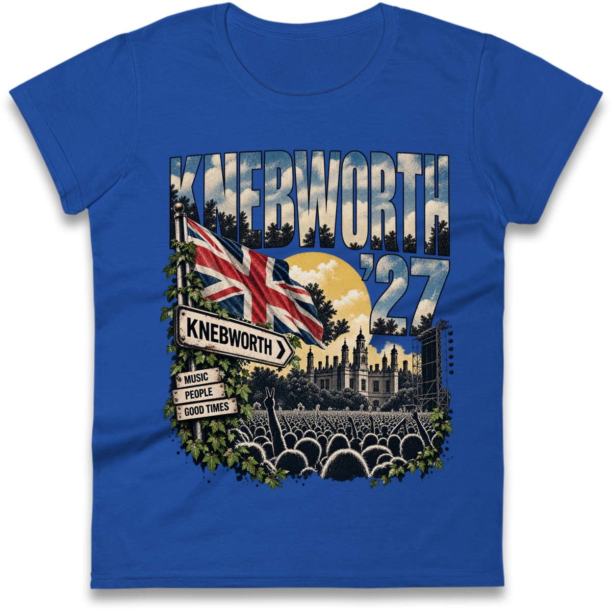 Oasis Knebworth Live '27 Ladies T-Shirt