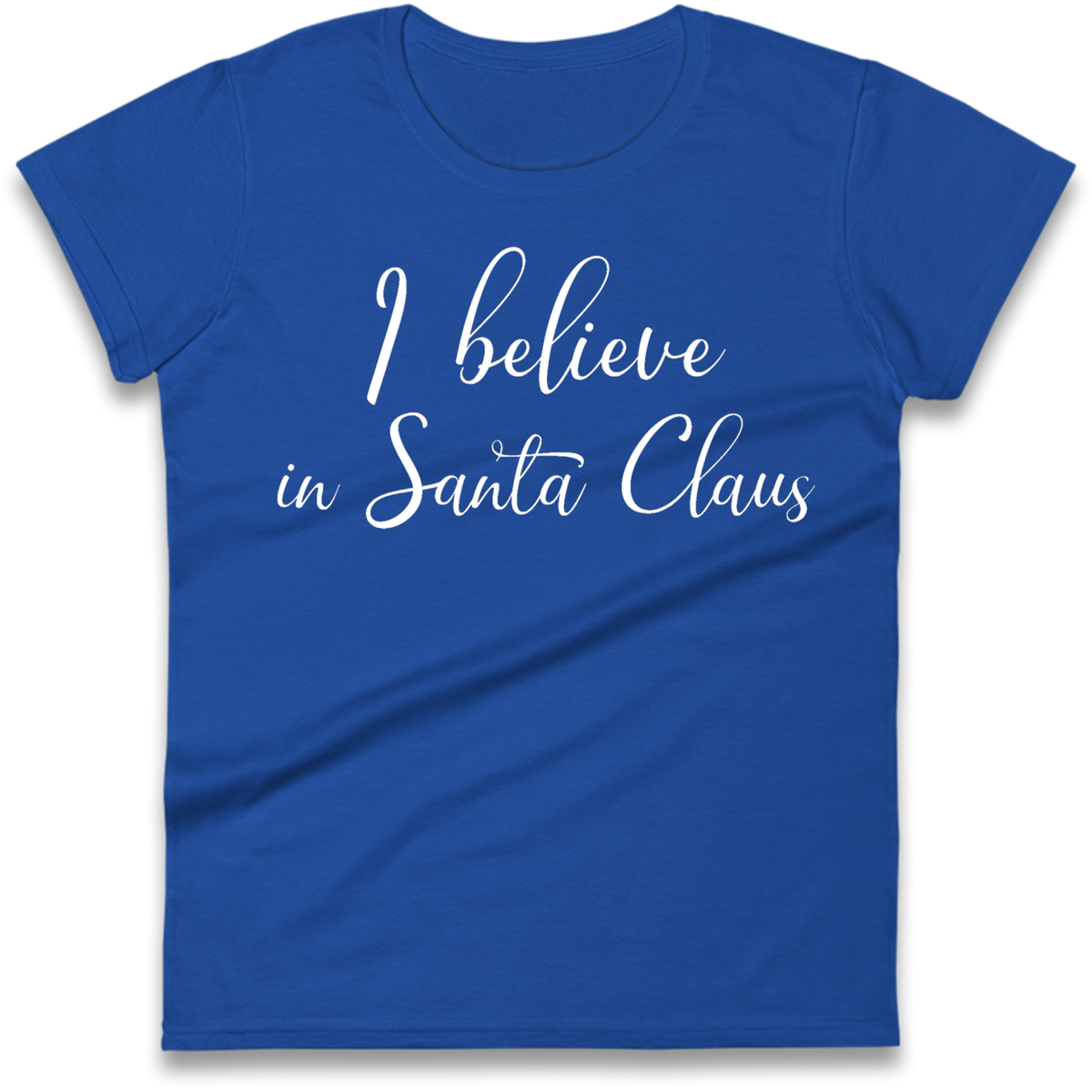 Santa Faith Gift Ladies T-Shirt