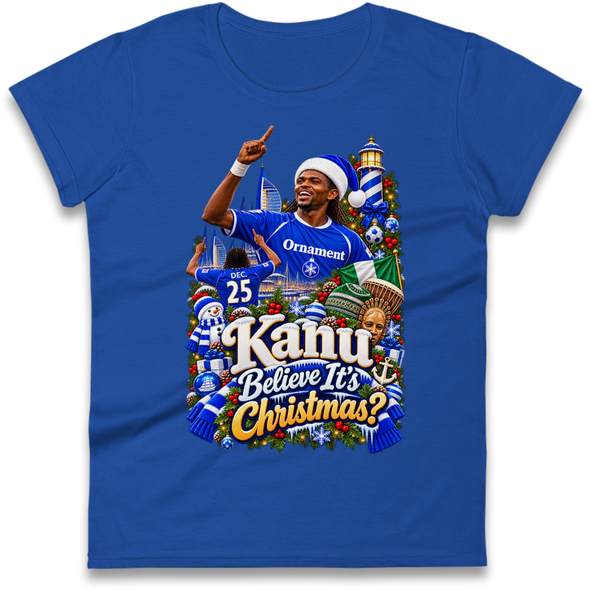 Portsmouth Christmas Ladies T-Shirt