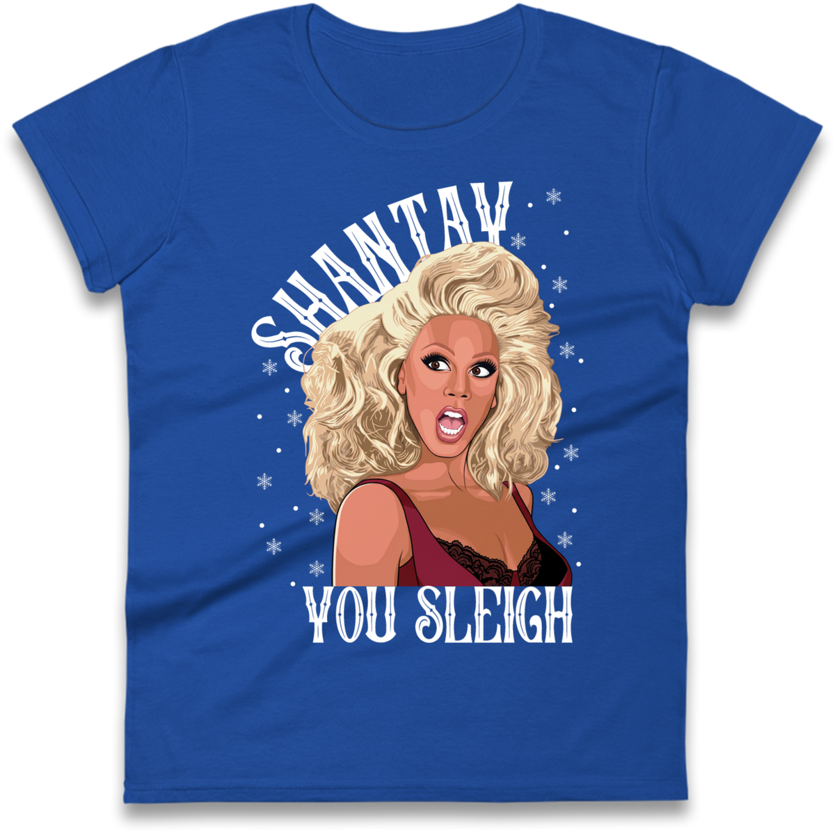 drag christmas clothing Ladies T-Shirt