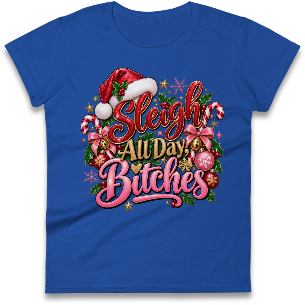 Womens Christmas Ladies T-Shirt