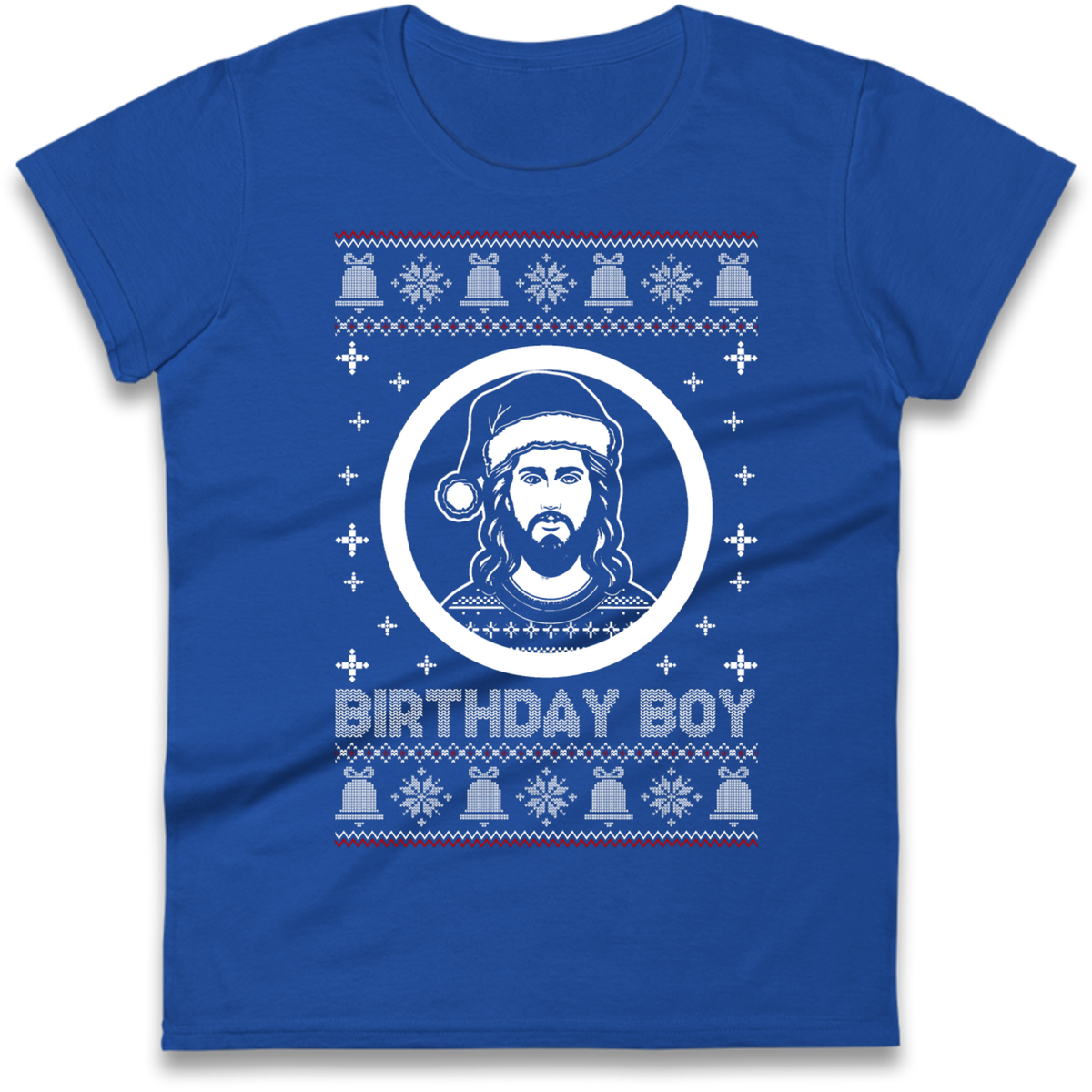 Jesus Birthday Christmas Ladies T-Shirt