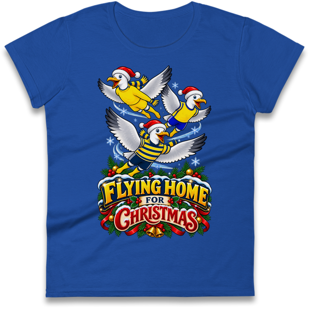 Torquay United Christmas Ladies T-Shirt