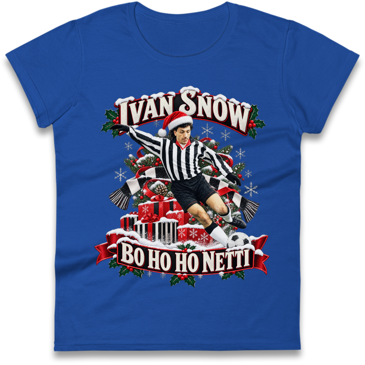 Grimsby Football Christmas Ladies T-Shirt