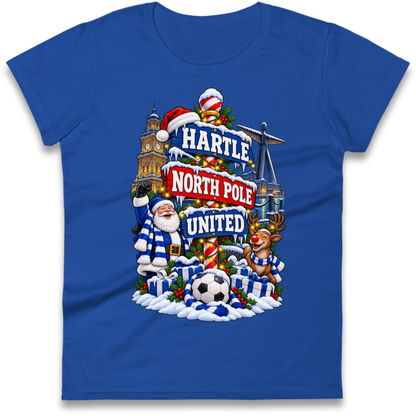Hartlepool Christmas Ladies T-Shirt