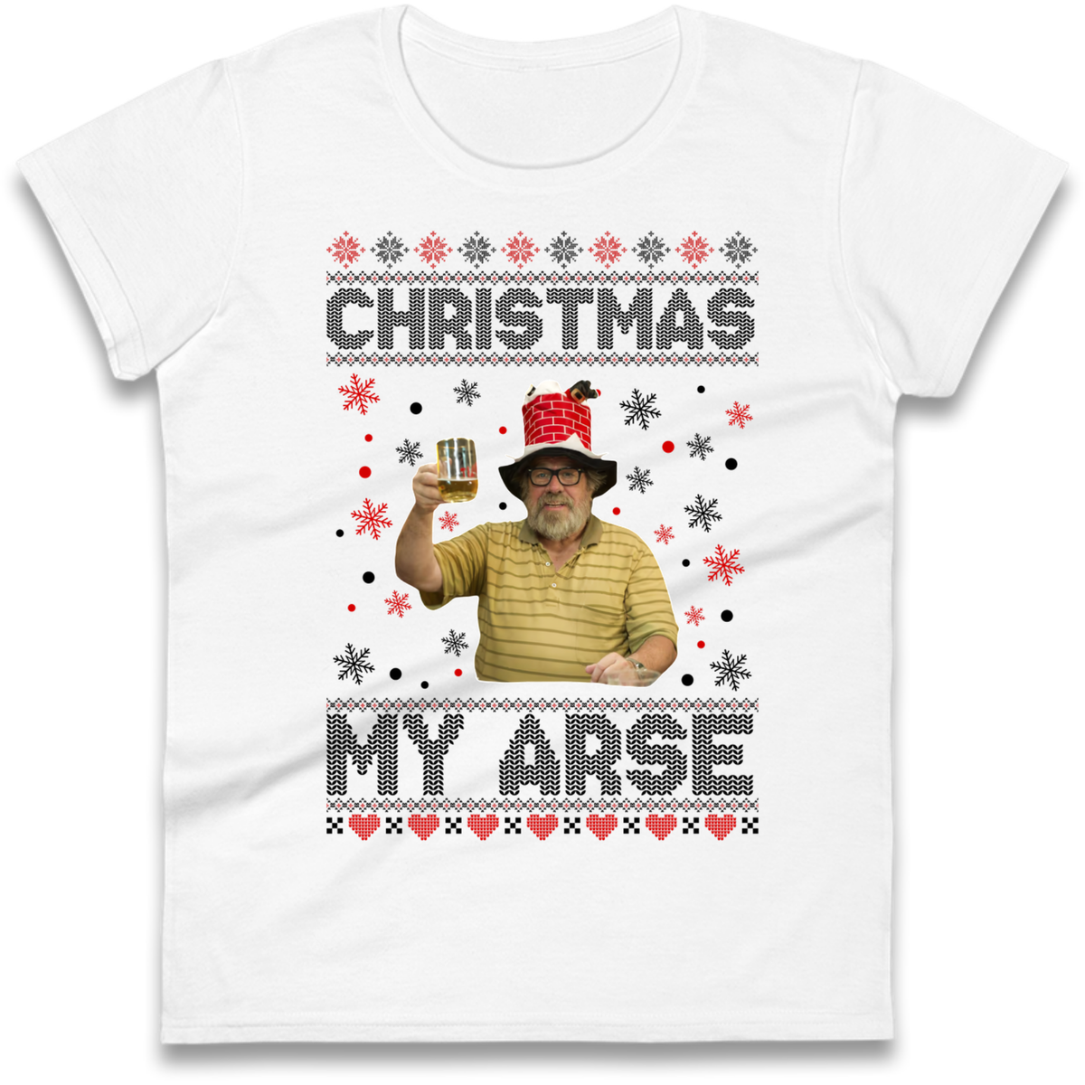 Christmas My Arse Ladies T-Shirt