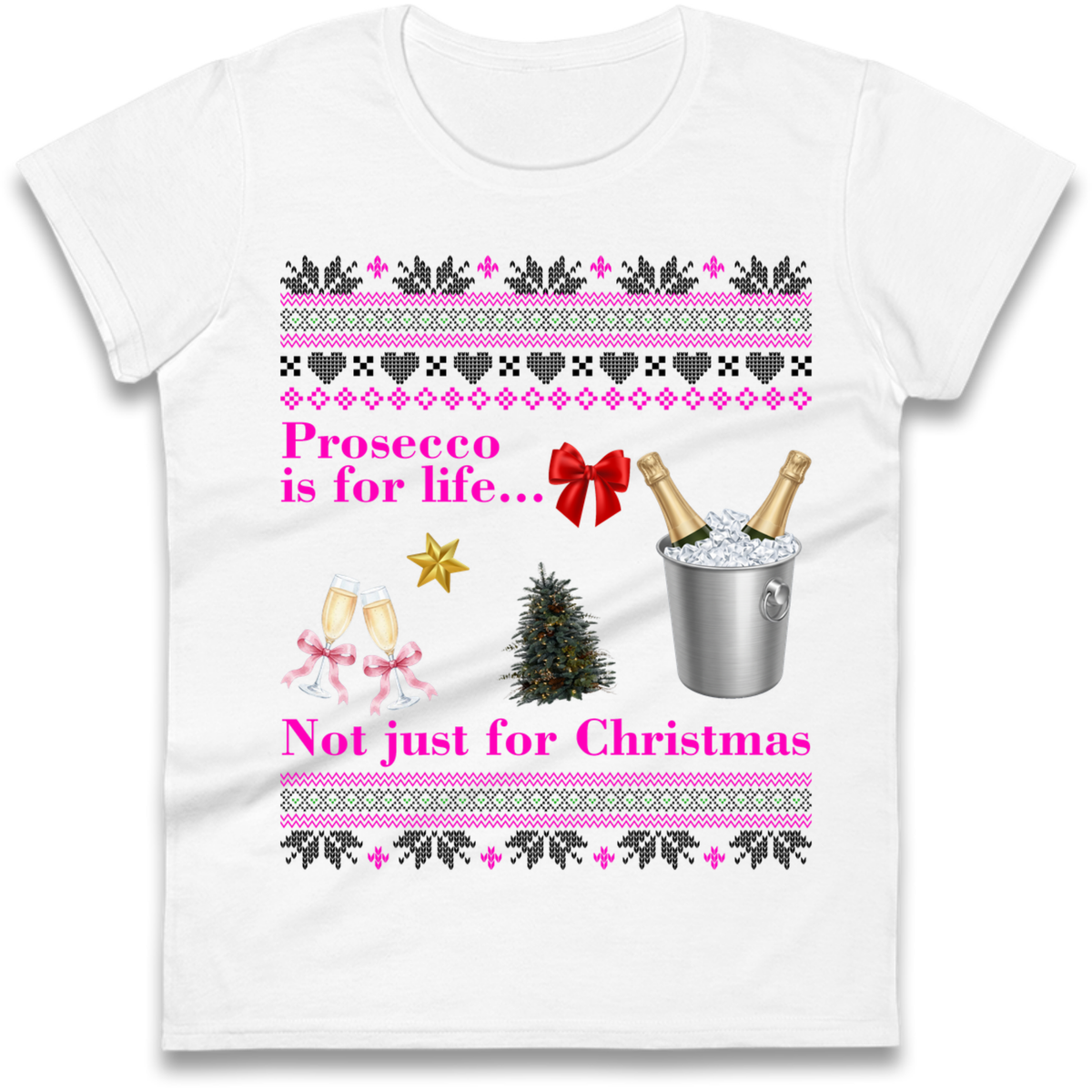 Prosecco Gift Top Ladies T-Shirt