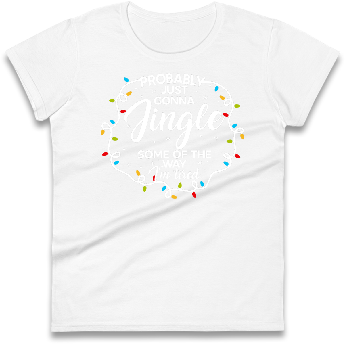 Lazy Festive Outfit Ladies T-Shirt