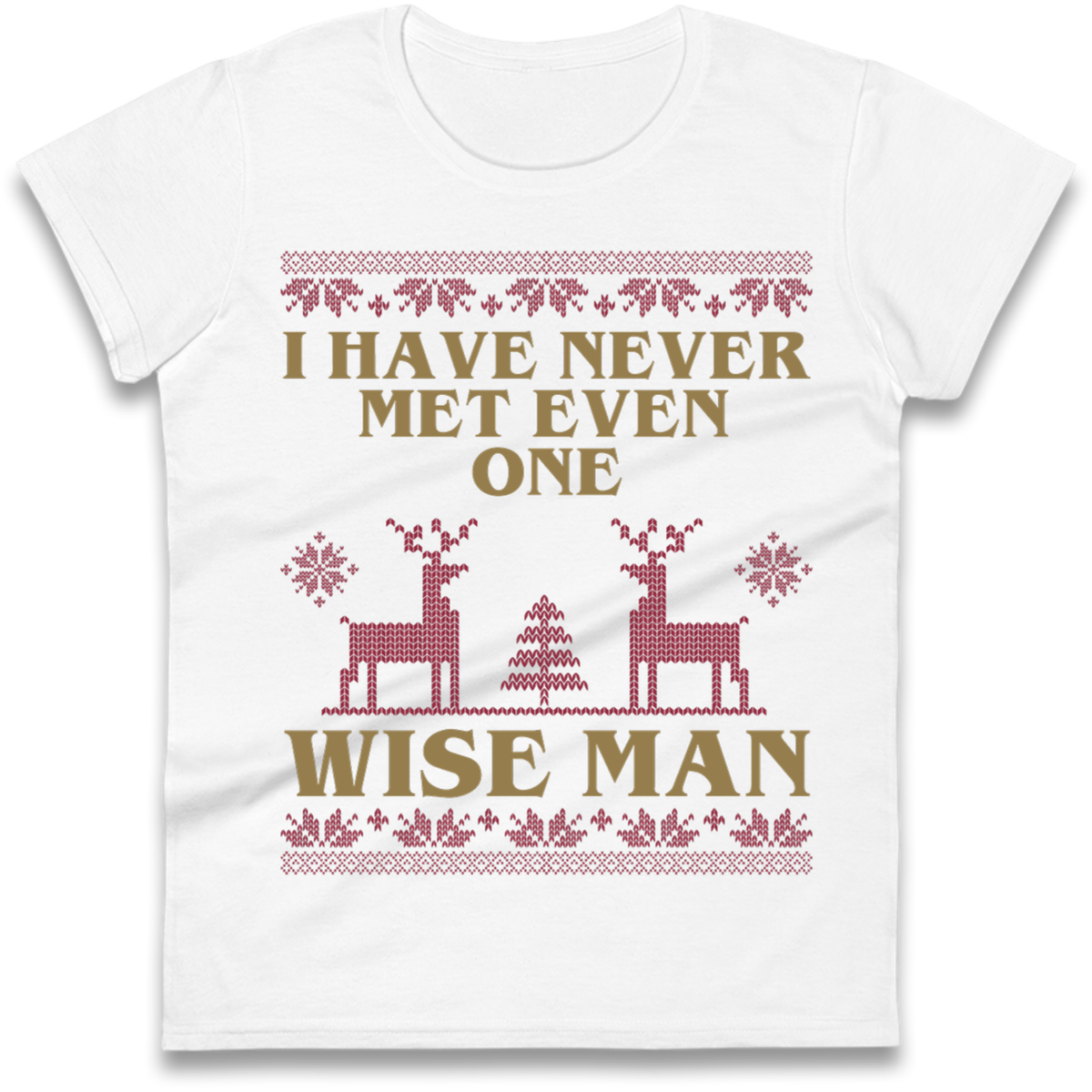 Retro Festive Graphic Ladies T-Shirt