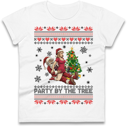 Tree Party Design Ladies T-Shirt