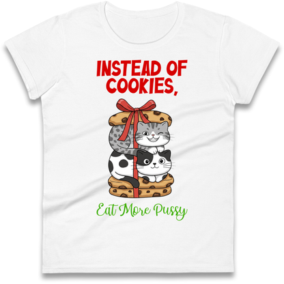 Cheeky Cat Slogan Ladies T-Shirt