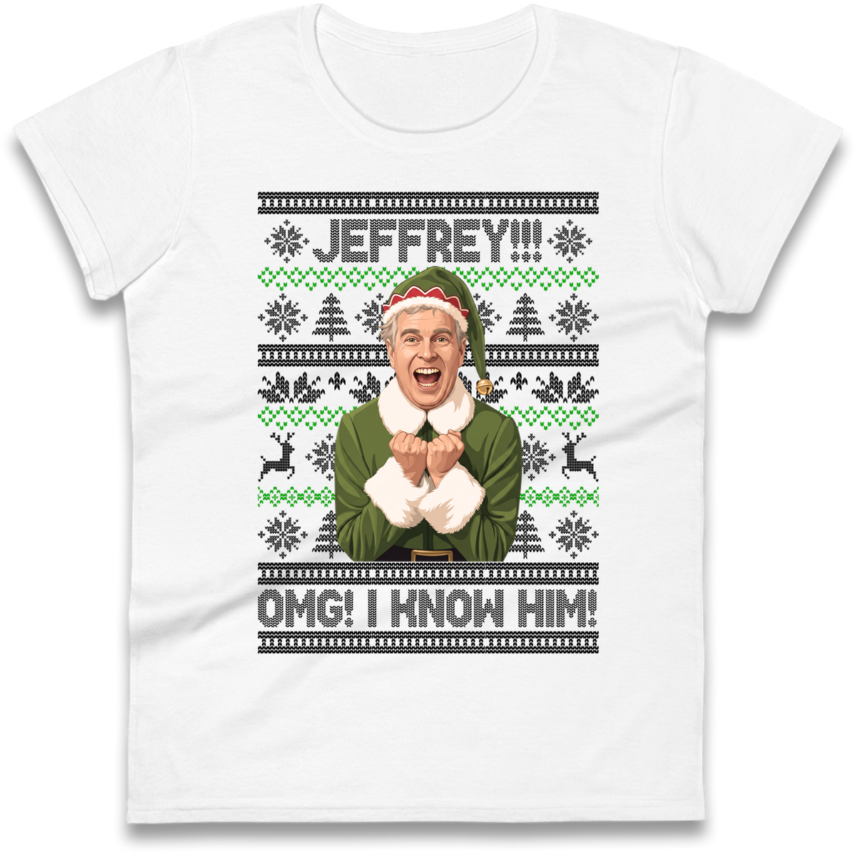 Jeffery Epstein Ladies T-Shirt