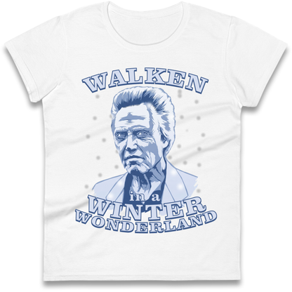 Christopher Walken Christmas Ladies T-Shirt