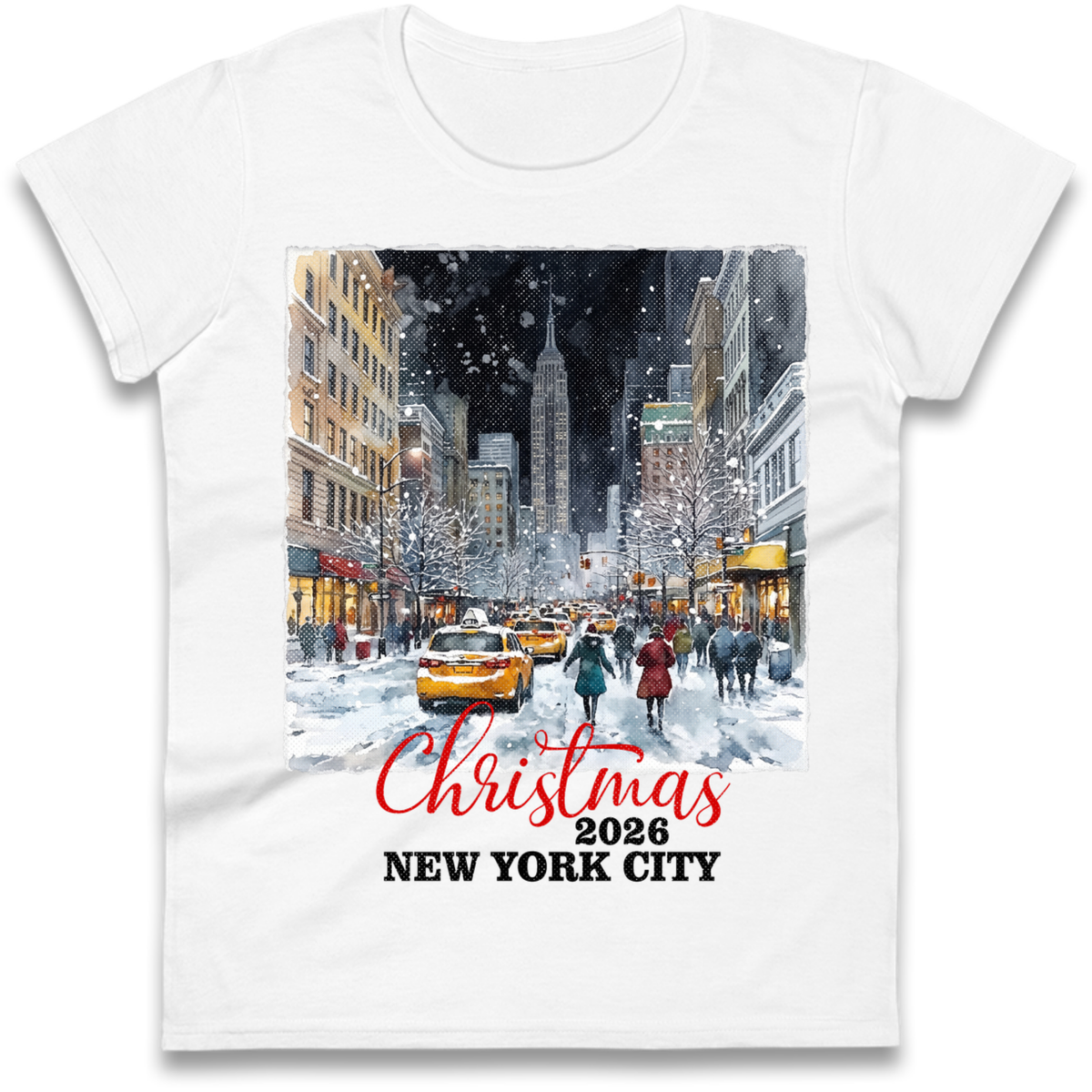 New York Winter Gift Ladies T-Shirt