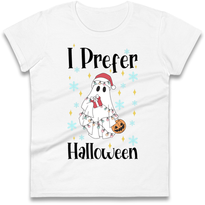 Halloween Christmas Crossover Ladies T-Shirt
