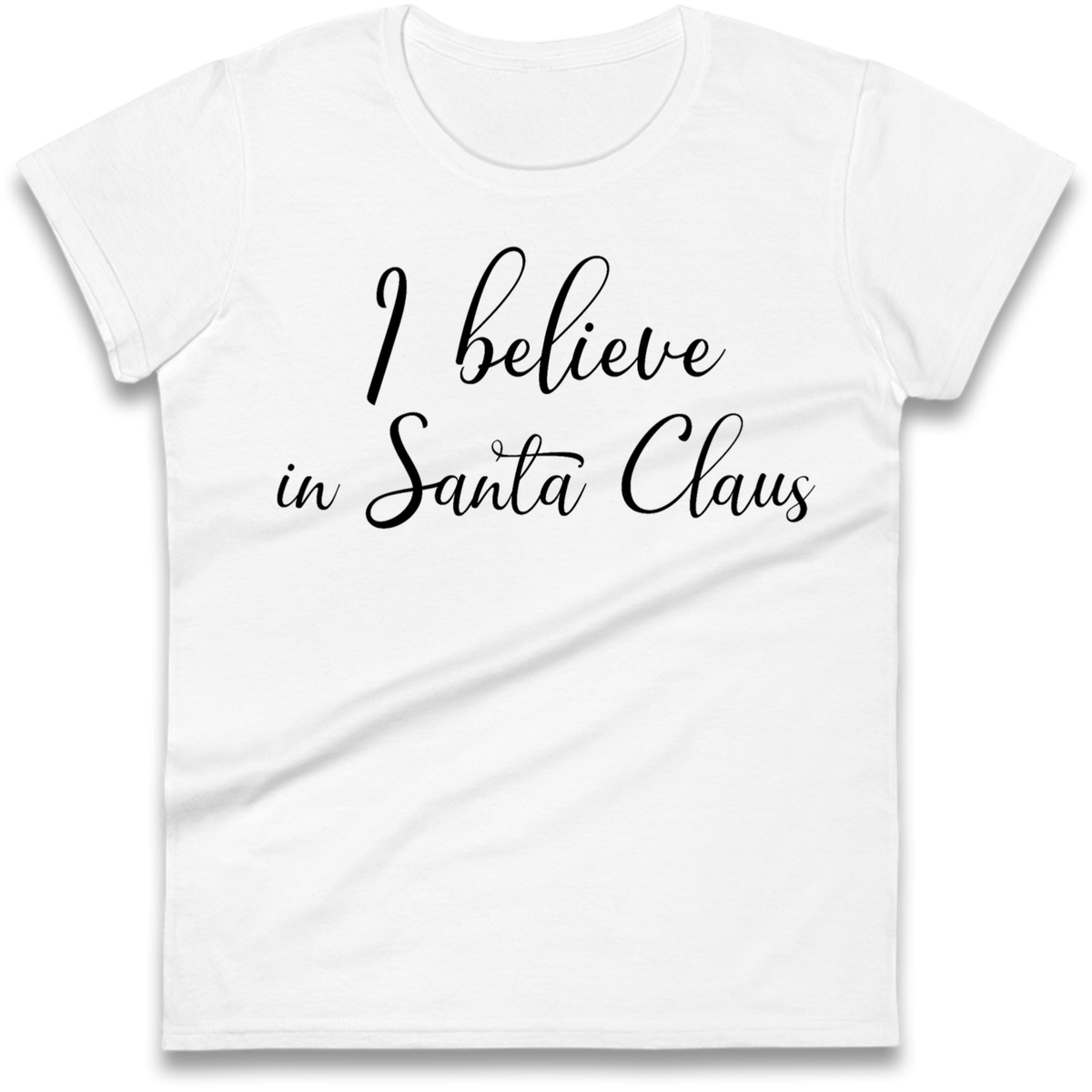 Santa Faith Gift Ladies T-Shirt