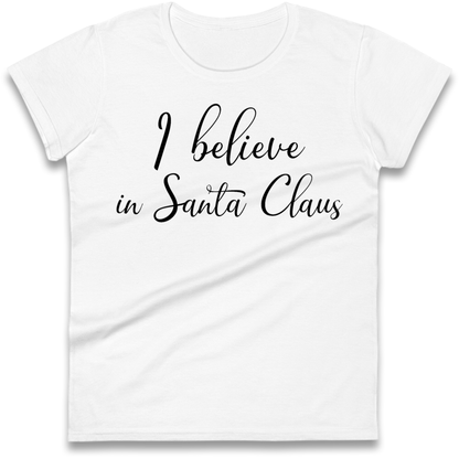 Santa Faith Gift Ladies T-Shirt