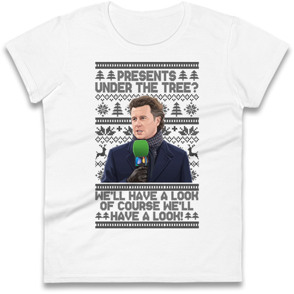 Steve Mcmanaman Christmas Ladies T-Shirt