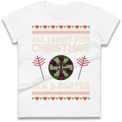 Festive Darts Outfit Ladies T-Shirt