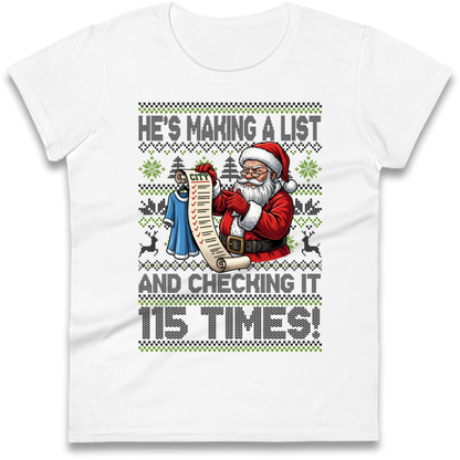 Making A List Ladies T-Shirt
