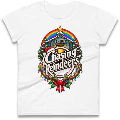 Shed Seven Christmas Ladies T-Shirt