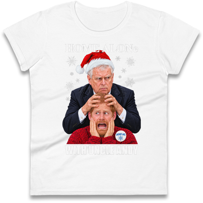 Home Alone Prince Harry Andrew Christmas Ladies T-Shirt