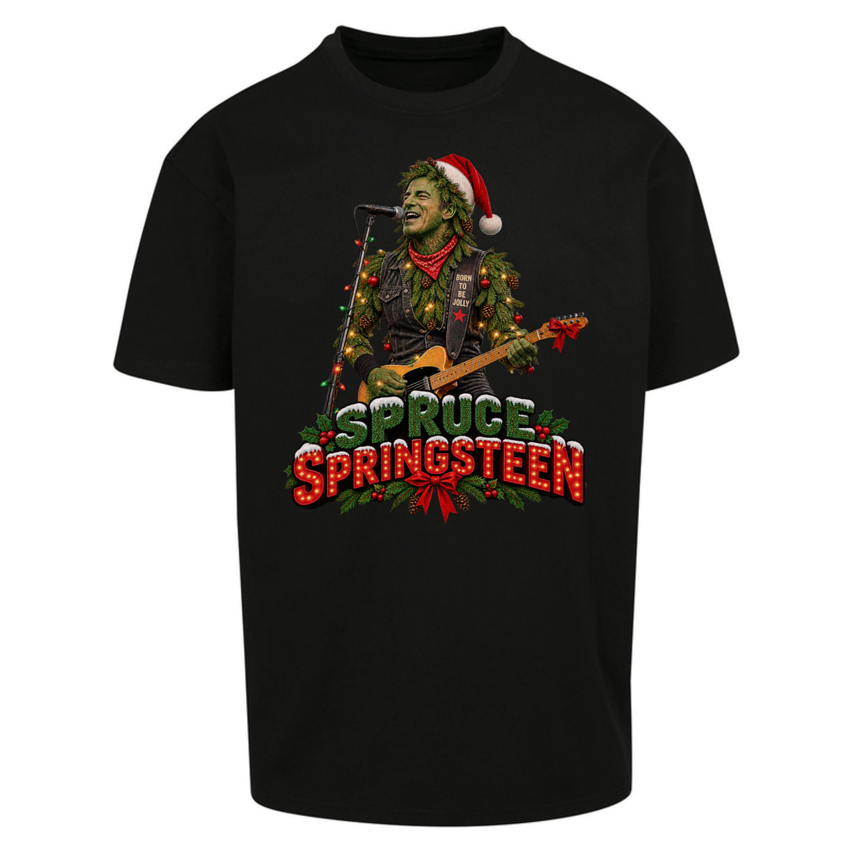Bruce Springsteen Christmas Oversized T-Shirt