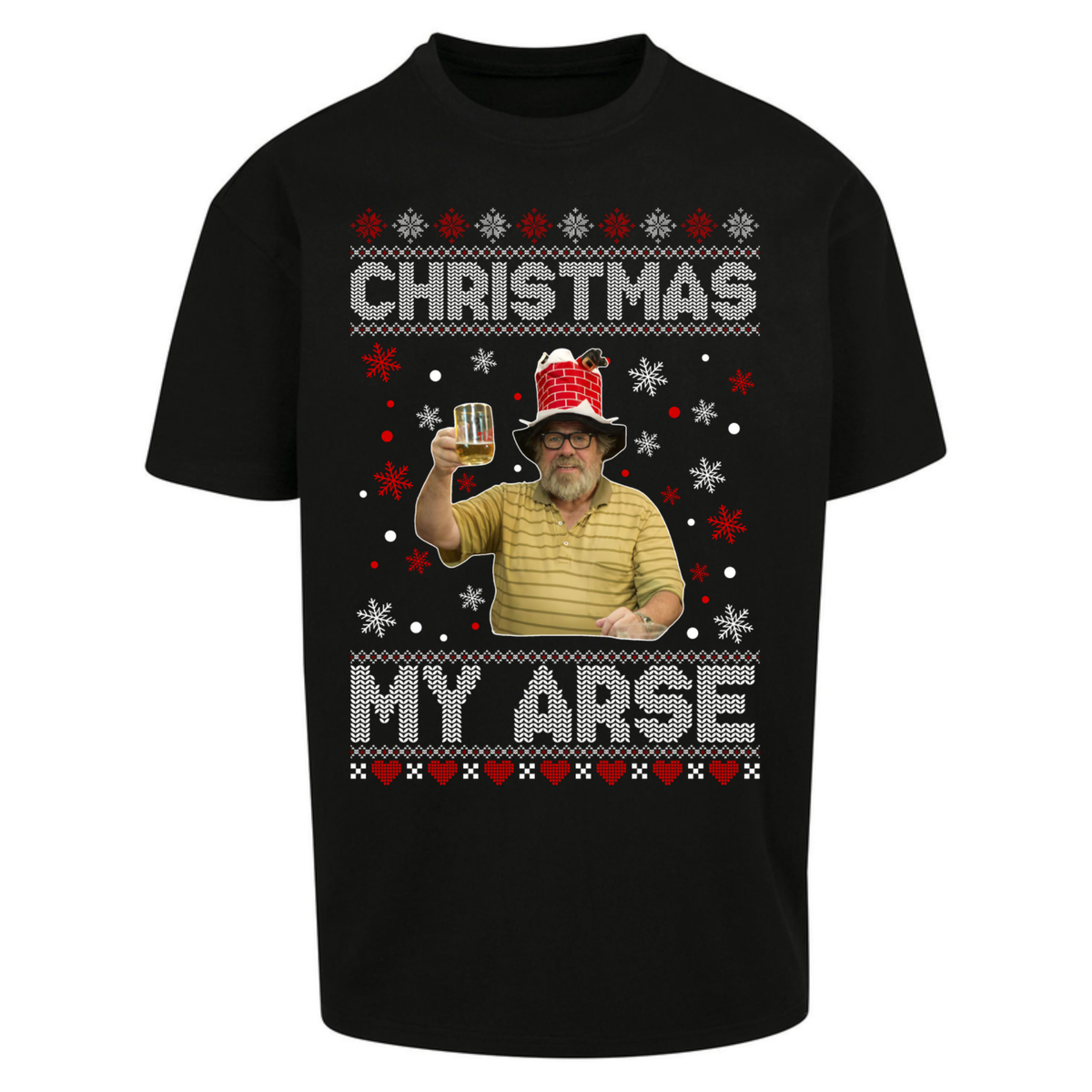Christmas My Arse Oversized T-Shirt