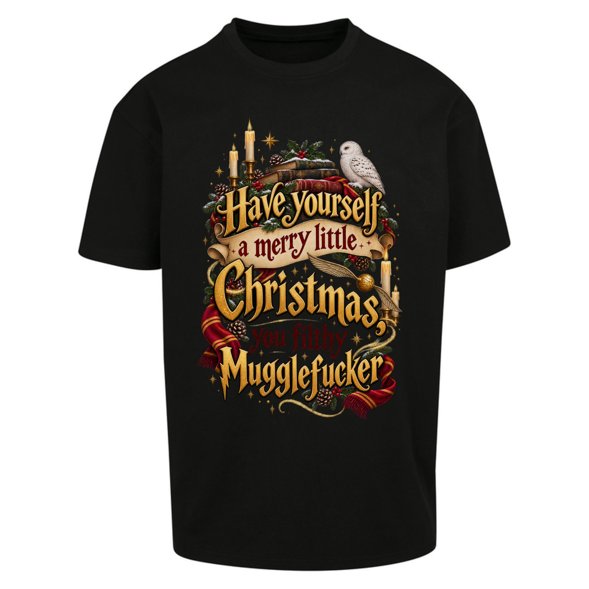 Harry Potter Christmas Oversized T-Shirt