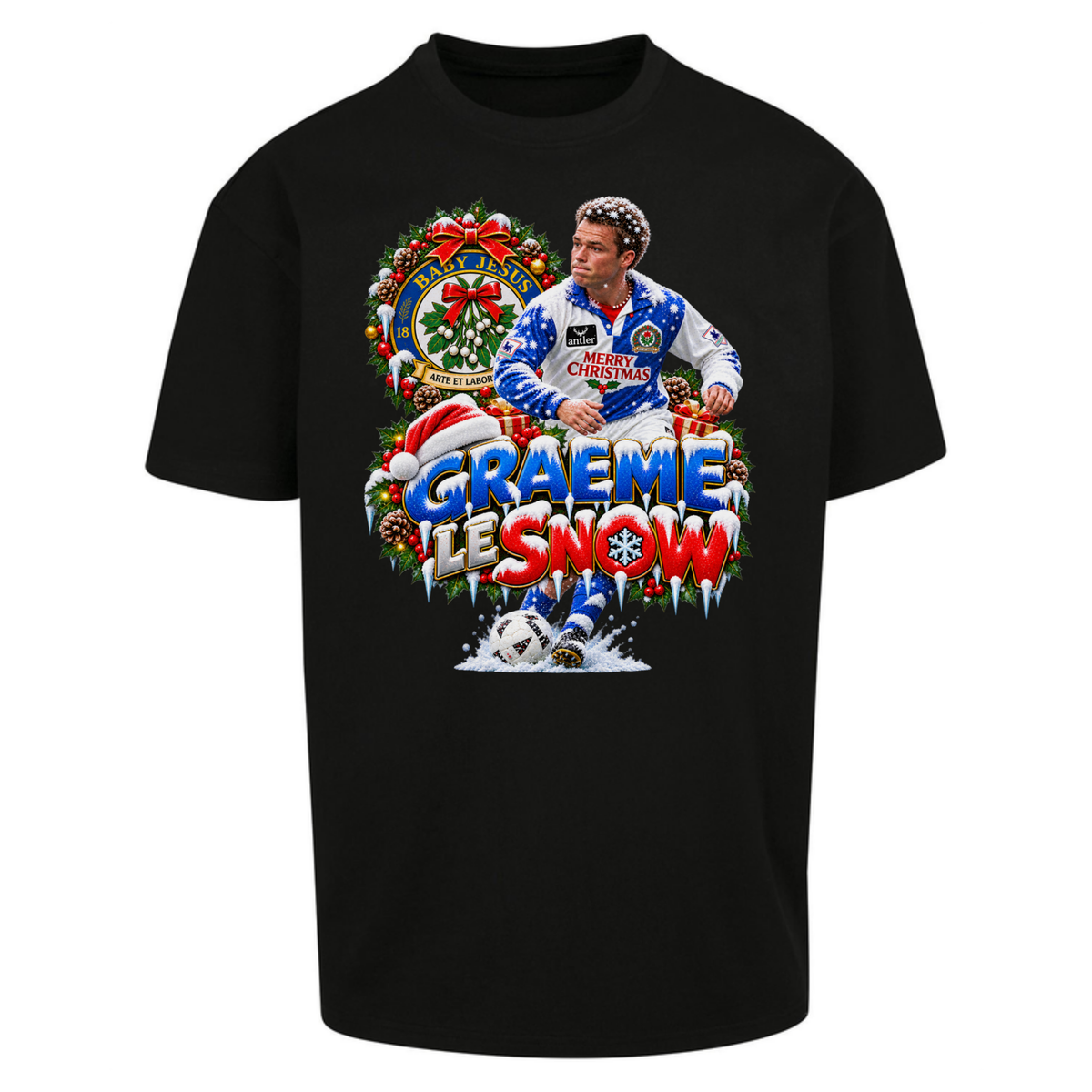 Blackburn Christmas Oversized T-Shirt