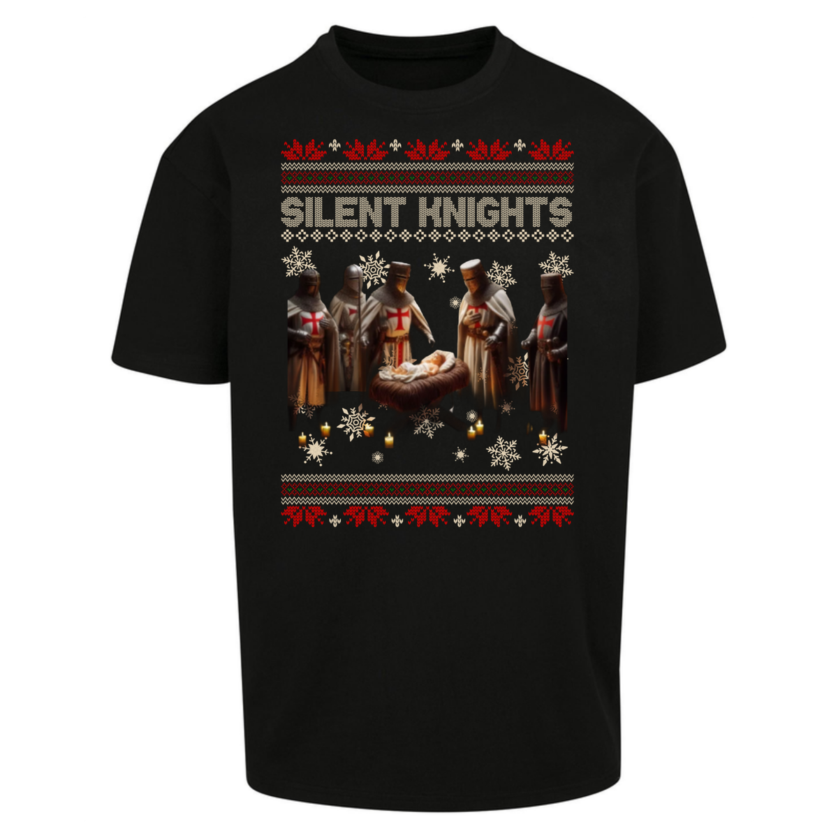 Silent Knights Gift Oversized T-Shirt