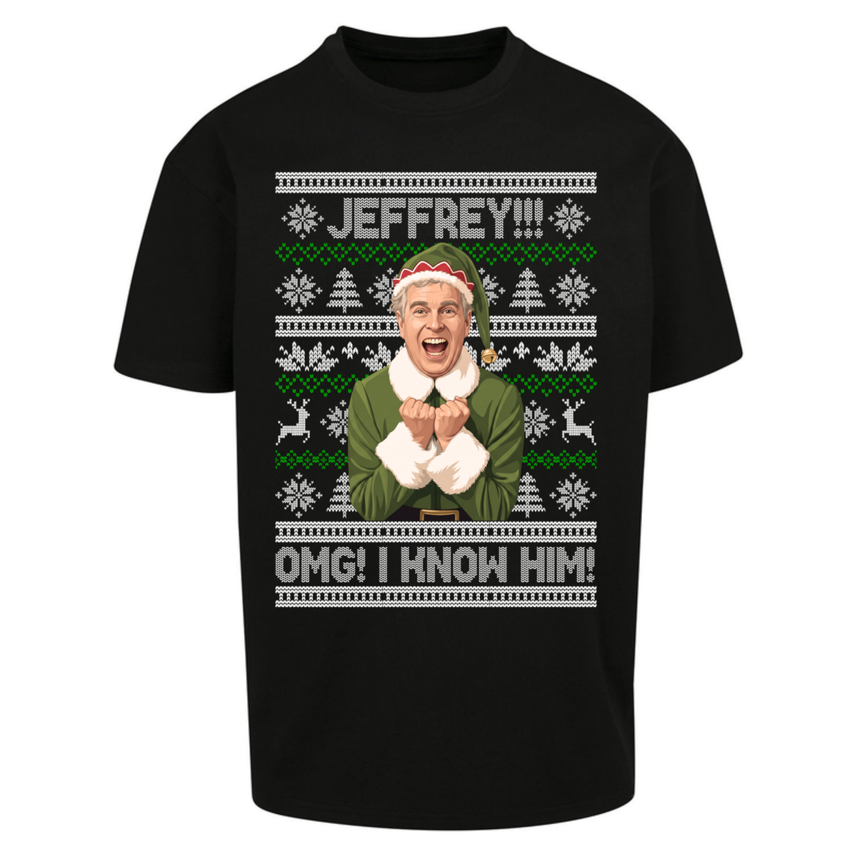 Jeffery Epstein Oversized T-Shirt