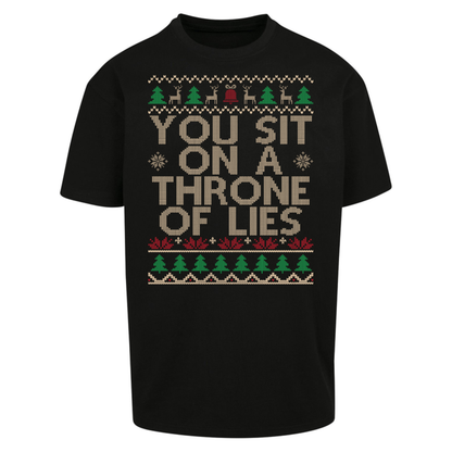 Throne Of Lies Christmas Oversized T-Shirt