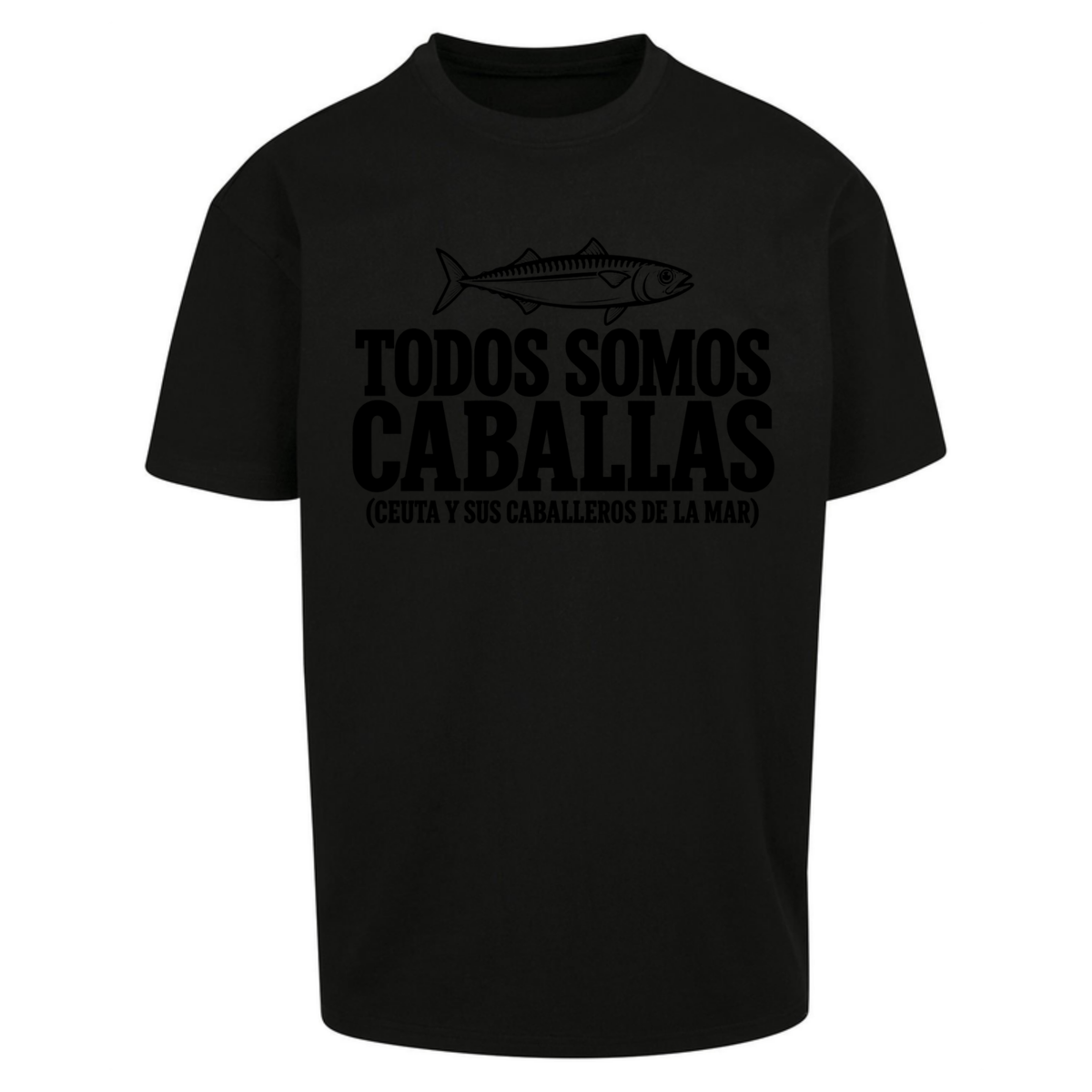 Todos Somos Caballas Ceuta Oversized T-Shirt