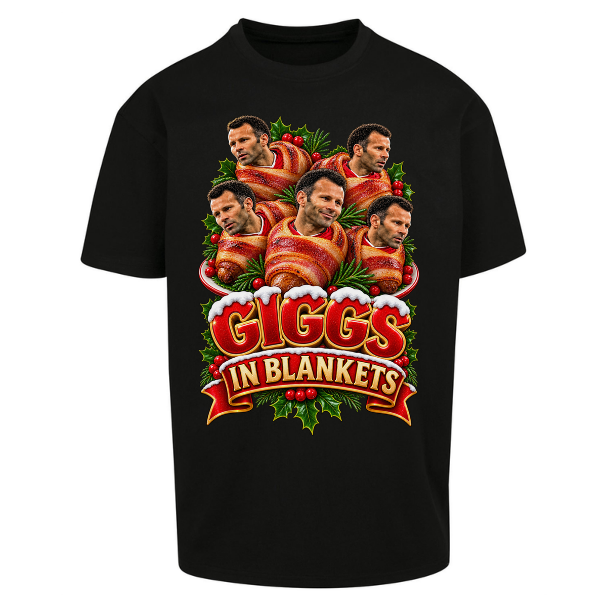 Manchester United FC Christmas Oversized T-Shirt