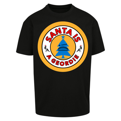 Geordie Santa  Christmas Oversized T-Shirt
