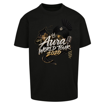 Diljit Dosanjh Aura World Tour 2026 Oversized T-Shirt