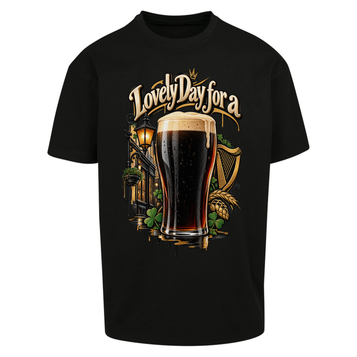 Lovely Day for a Guinness Oversized T-Shirt