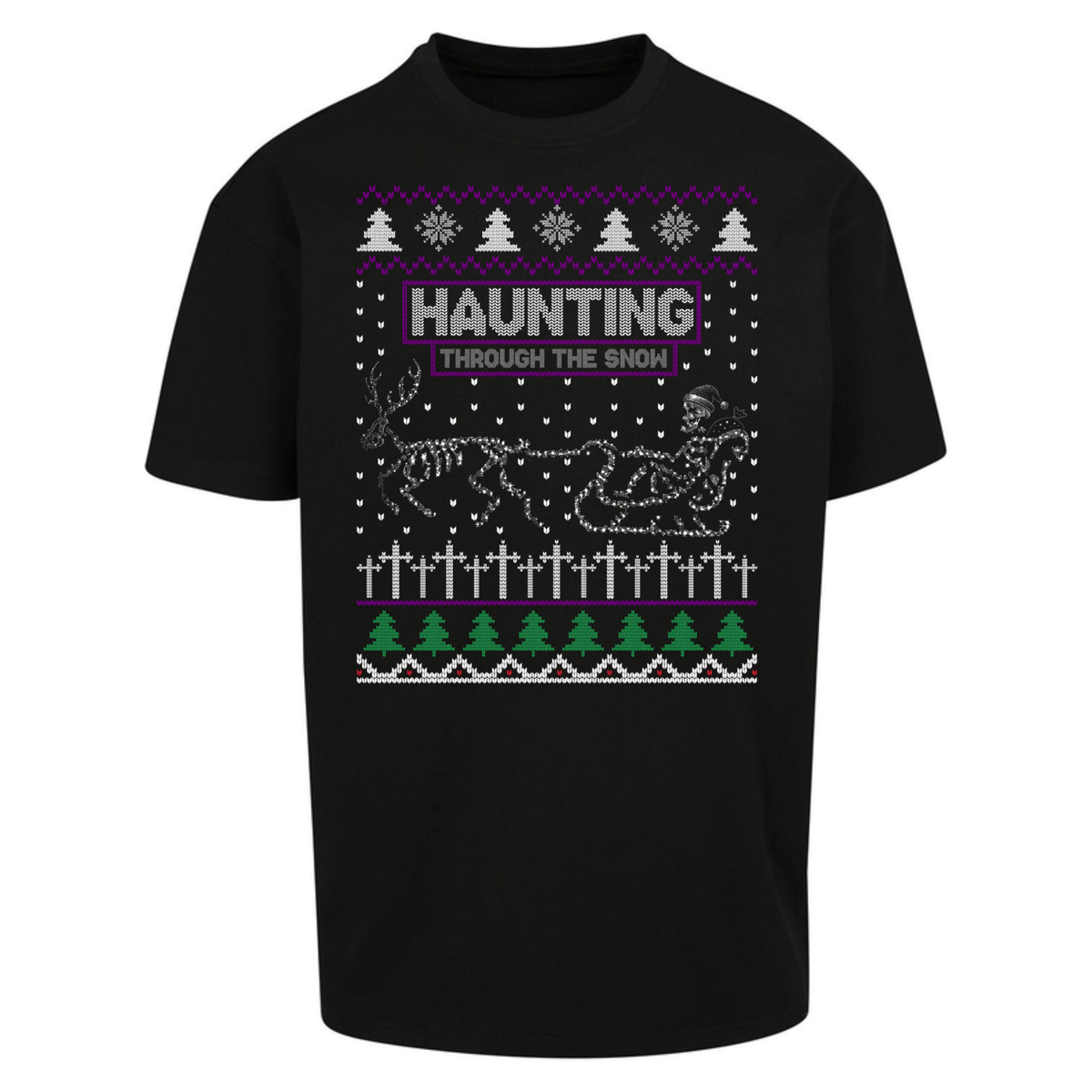 Gothic Holiday Clothing Oversized T-Shirt
