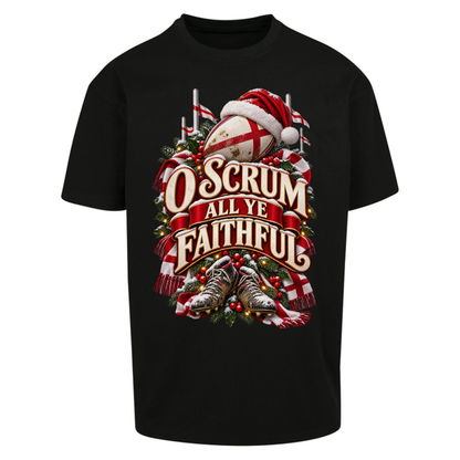 England Rugby Christmas Oversized T-Shirt