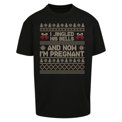 Pregnant At Christmas Oversized T-Shirt